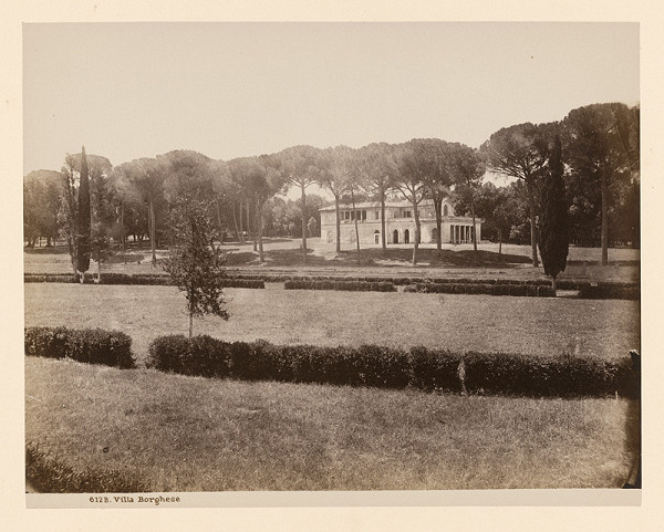 Neznámy autor – Rím. Raffaelov dom v parku pri Vile Borghese (Casina di Raffaello, Villa Borghese)