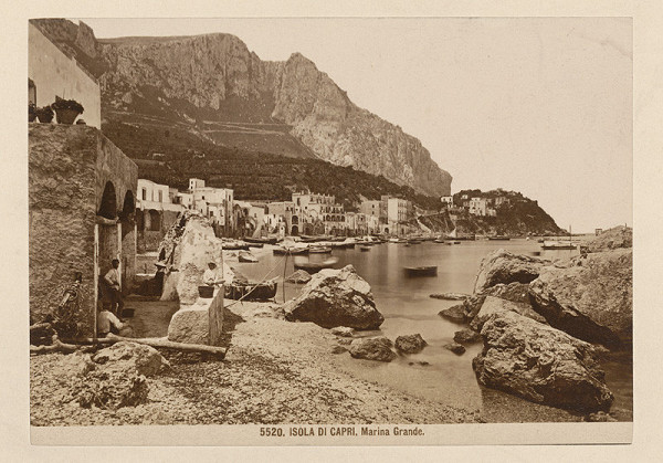 Neznámy autor – Ostrov Capri. Marina Grande