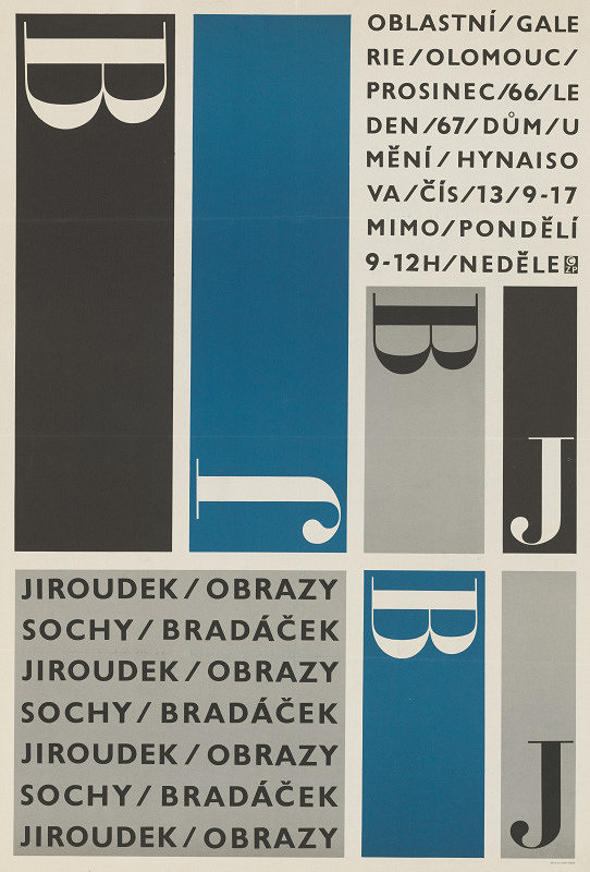 Moravský autor – Jiroudek - obrazy, Bradáček - sochy