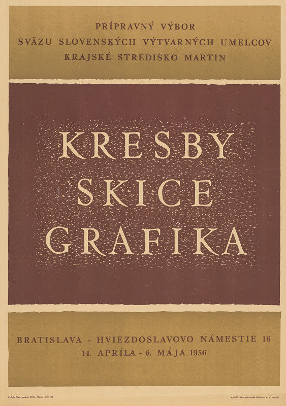 Slovenský autor – Kresby, skice, grafika