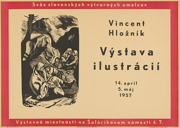 Dušan Šulc – Výstava ilustrácií-Vincent Hložník