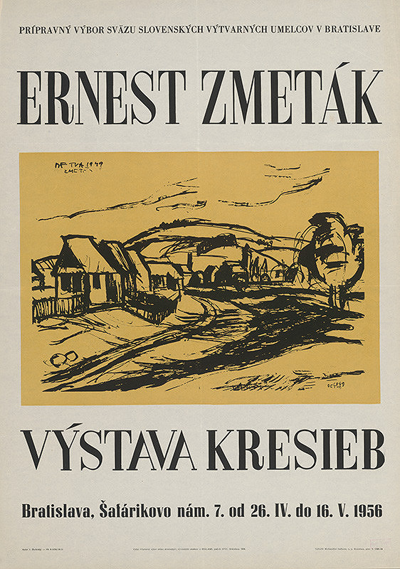 Jozef Zlatinský – Výstava kresieb - Ernest Zmeták