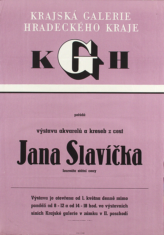 Český autor – Výstava akvarelov - Jan Slavíček