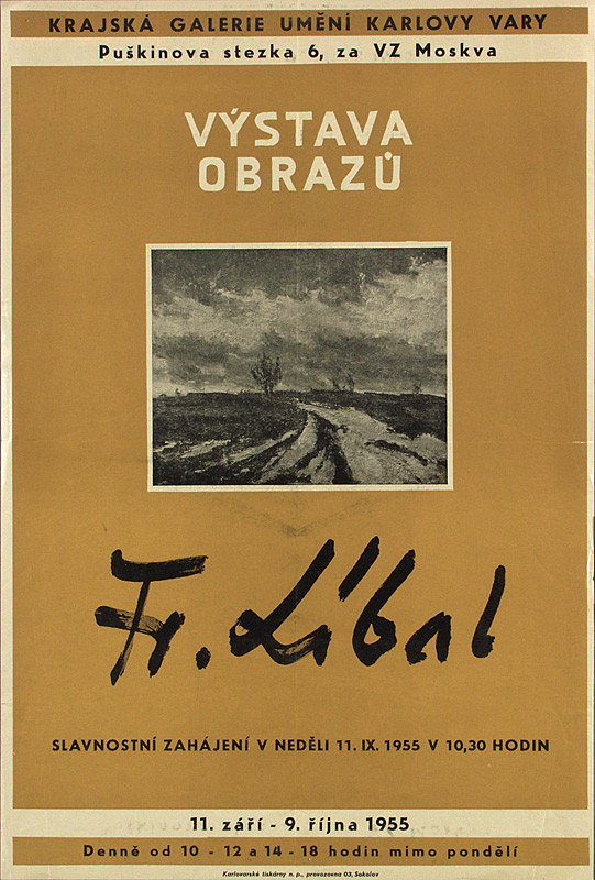 Český autor – Výstava obrazov - František Líbal