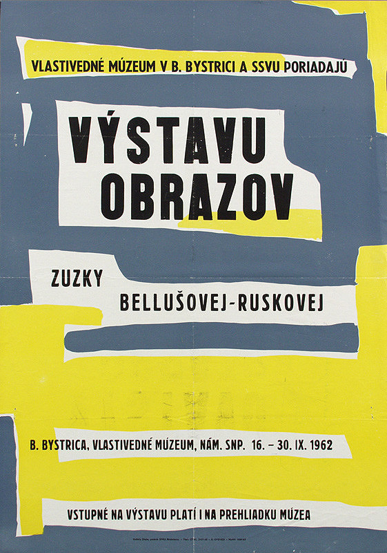 Slovenský autor – Výstava obrazov Zuzky Bellušovej - Ruskovej