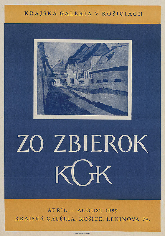 Košický autor – Zo zbierok Krajskej galérie v Košiciach