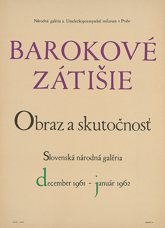 Juraj Linzboth – Barokové zátišie - obraz a skutočnosť