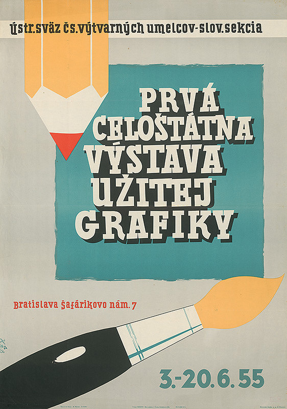 Eugen Nevan, Karol Hahn, Rudolf Botta – I.celoštátna výstava užitej grafiky