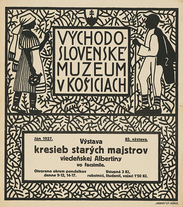 Neznámy autor – Výstava kresieb starých majstrov viedeňskej Albertiny vo facsimile. Východoslovenské muzeum v Košiciach.