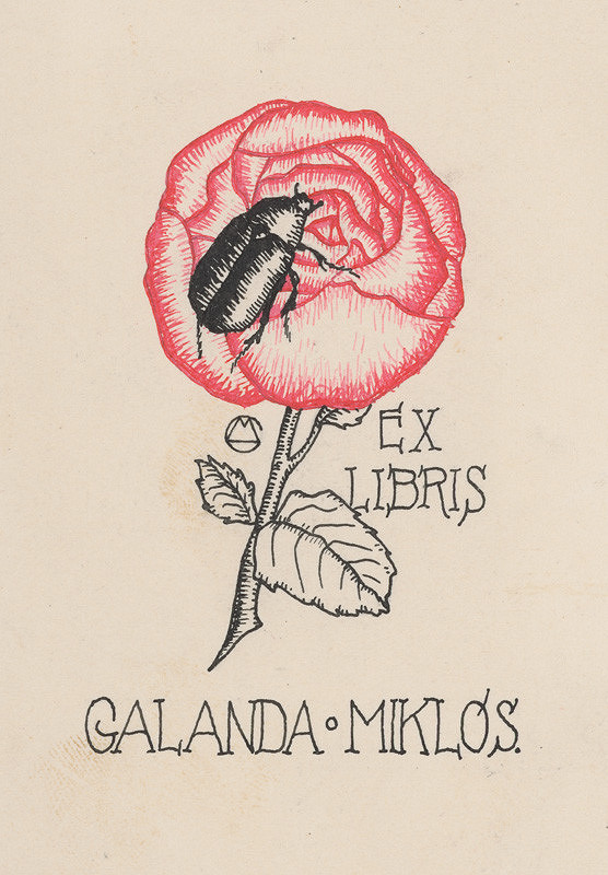 Mikuláš Galanda – Ex libris Galanda Miklós