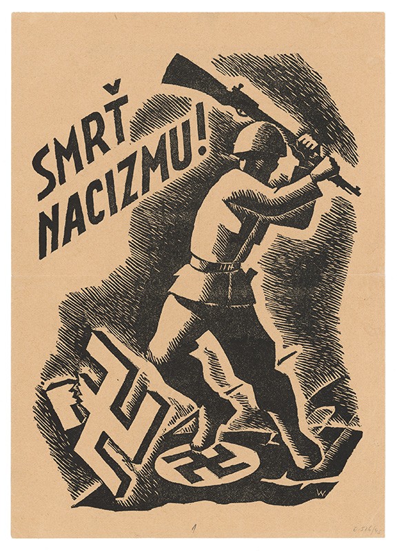 Štefan Bednár – Smrť nacizmu!, 1944, Slovenský národný archív