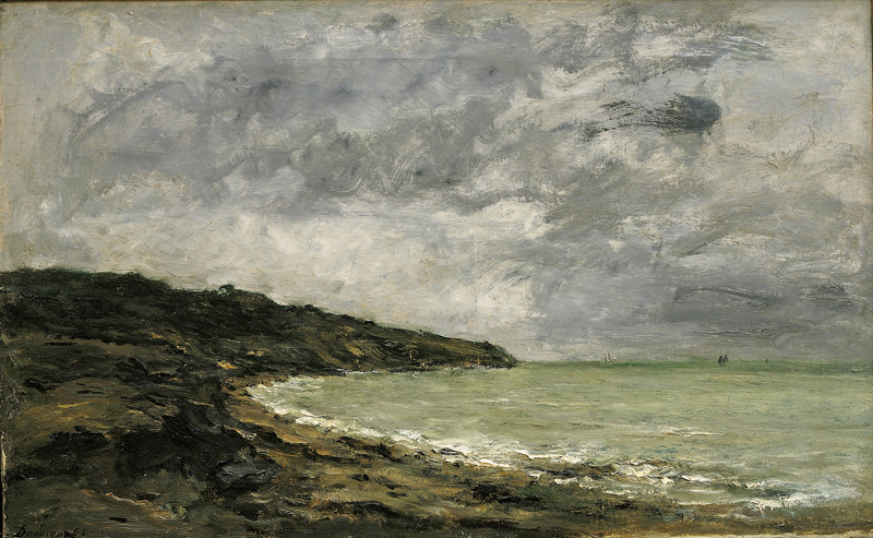 Charles-François Daubigny – Pobřeží v Bretani, 1864, Oblastní galerie Liberec 