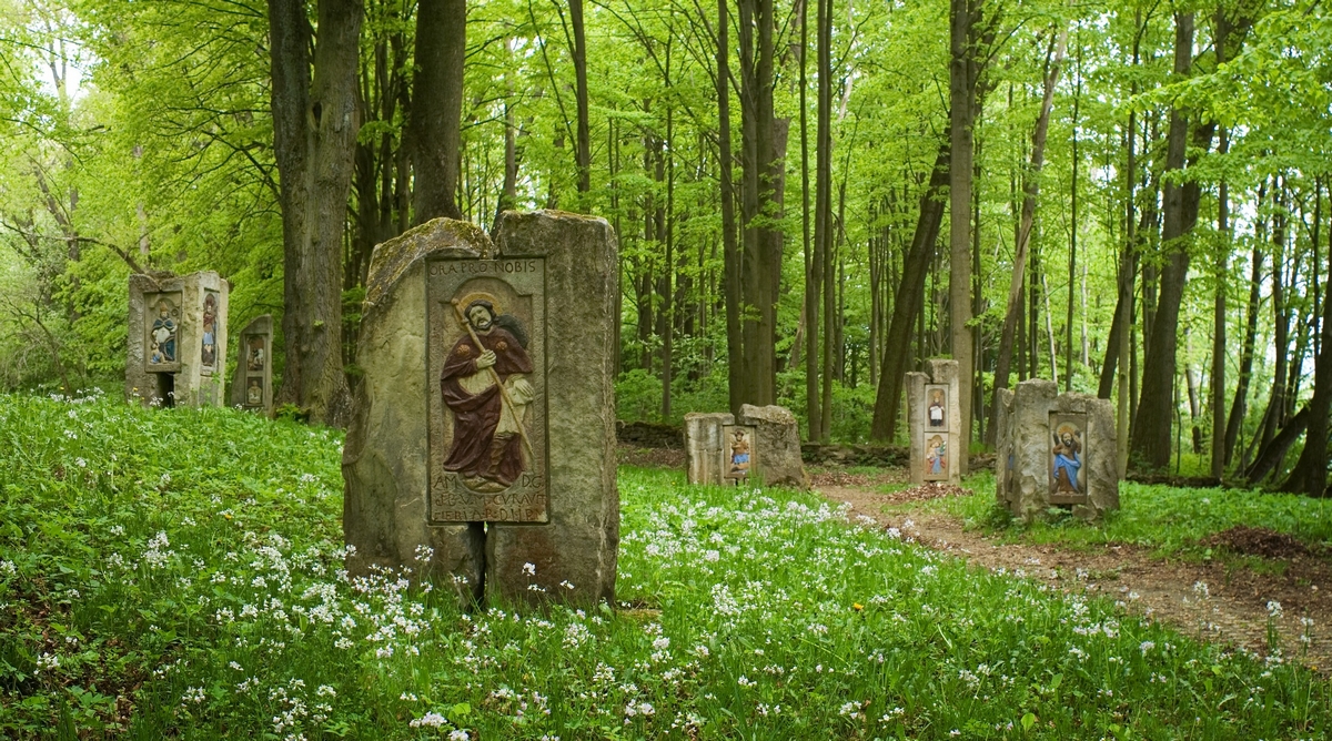 Slanický ostrov umenia, lapidárium oravskej kamenárskej tvorby